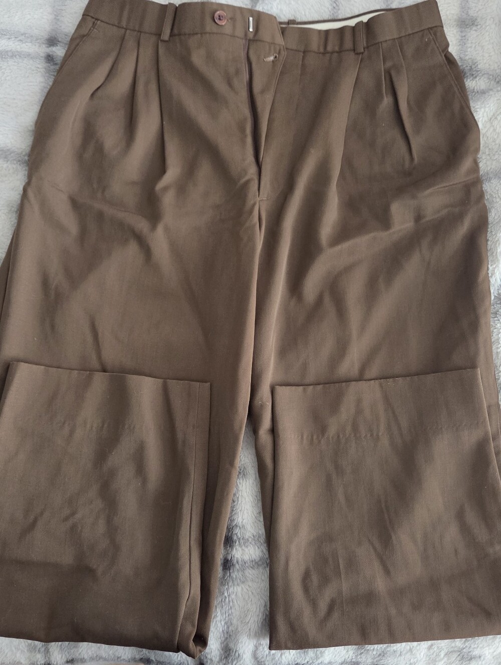 Greg Peters Brown Mens Dress Pants